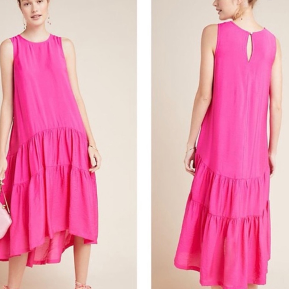 Anthropologie Maeve Marlene Tiered Maxi